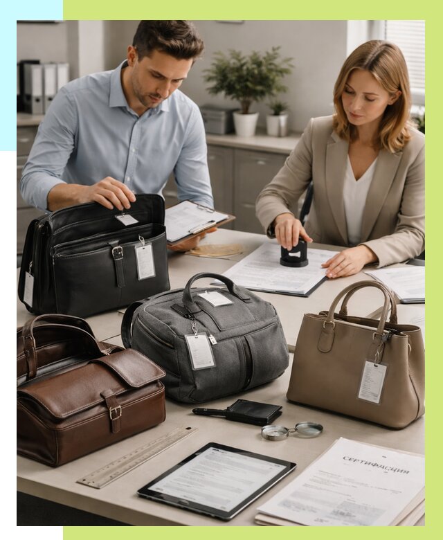 Сертификация сумок в Алексине от 8241 руб. | Алешин-Лкс