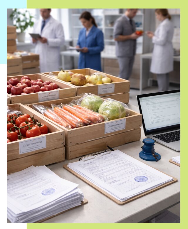 Сертификация овощей и фруктов в Алексине от 9340 р. | Алешин-Лкс