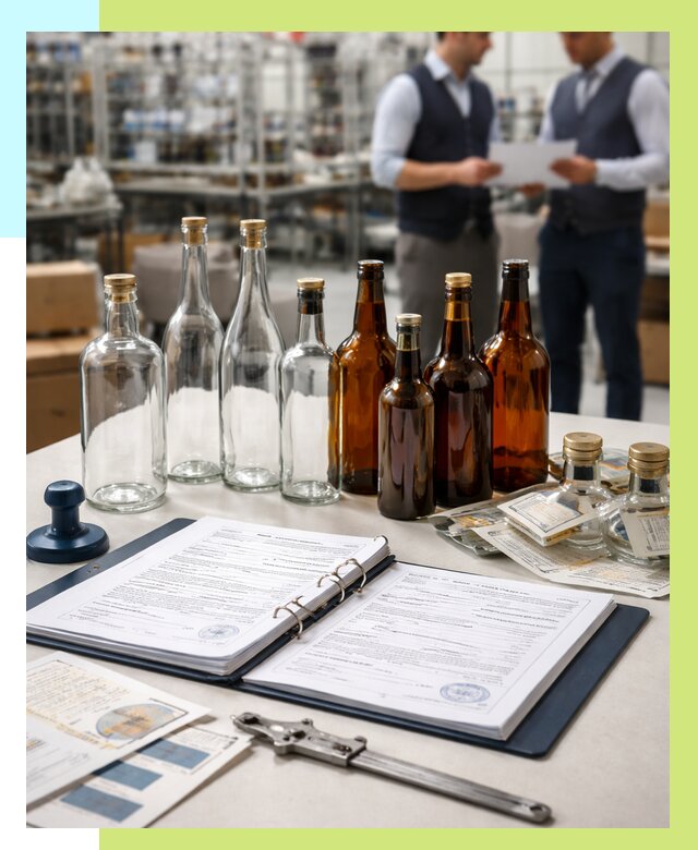 Сертификация стеклянных бутылок в Алексине от 27470 р. | Алешин-Лкс