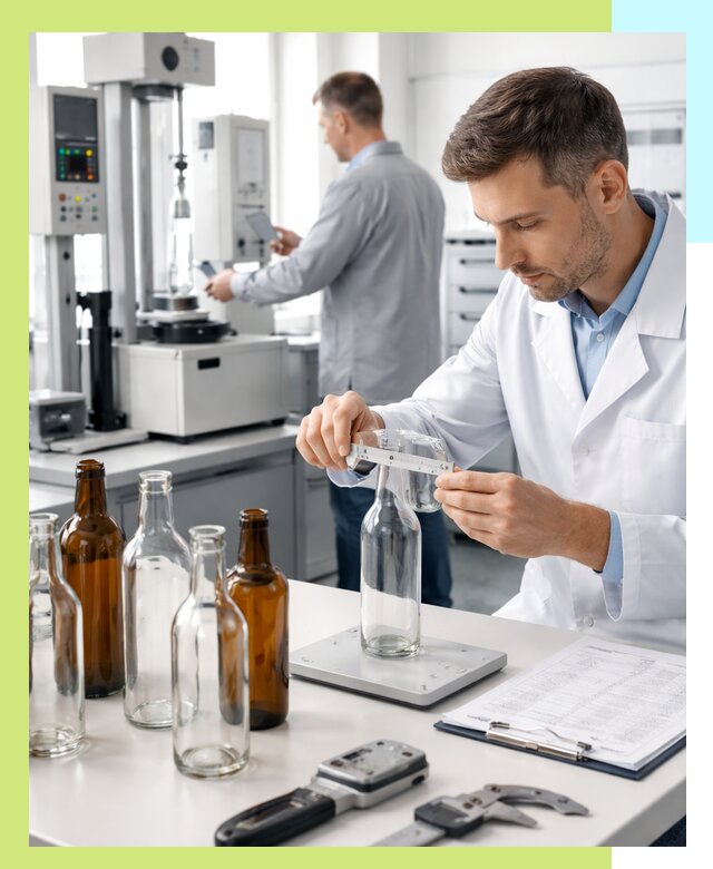 Сертификация стеклянных бутылок и сопутствующей упаковки в Алексине