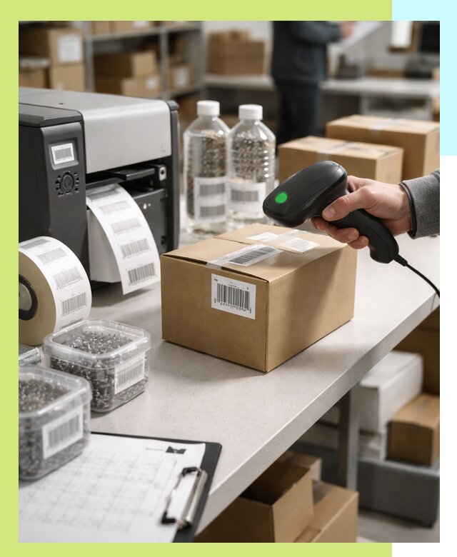 Штрихкодирование продукции и маркировка для продажи в Алексине