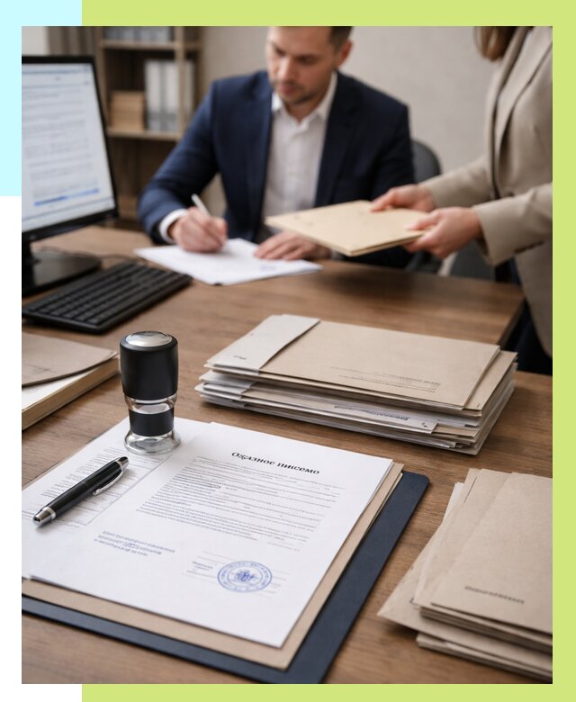 Отказное письмо для таможни в Алексине от 3296 р, Алешин-Лкс