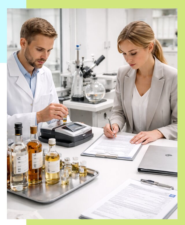 Заключение о спиртосодержании в Алексине, от 5494 р., Алешин-Лкс