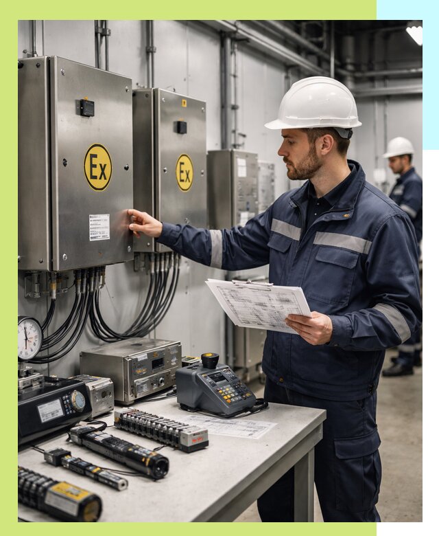 Сертификат взрывозащиты промышленного оборудования в Алексине