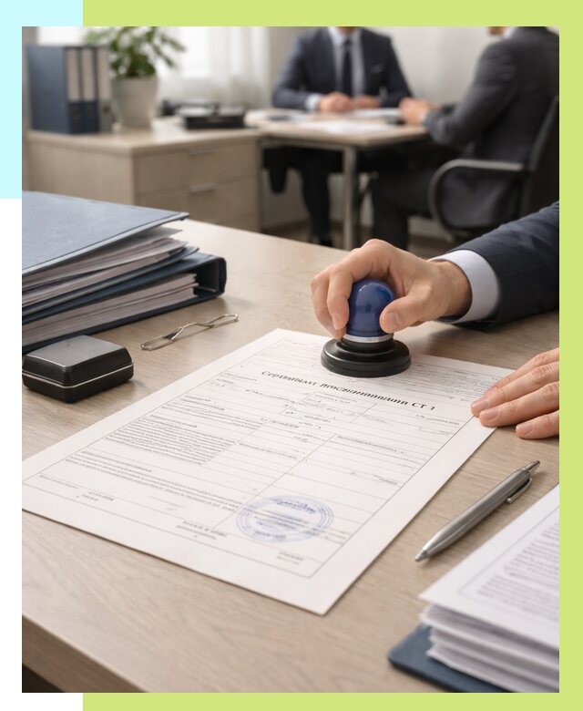 Сертификат происхождения СТ 1 в Алексине от 4945 р. | Алешин-Лкс