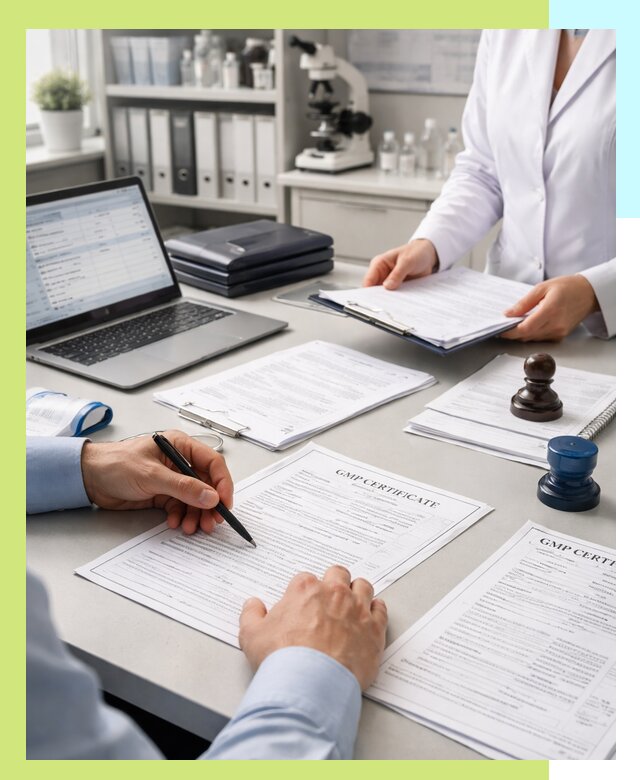 Оформление сертификата GMP в Алексине для фармпроизводства