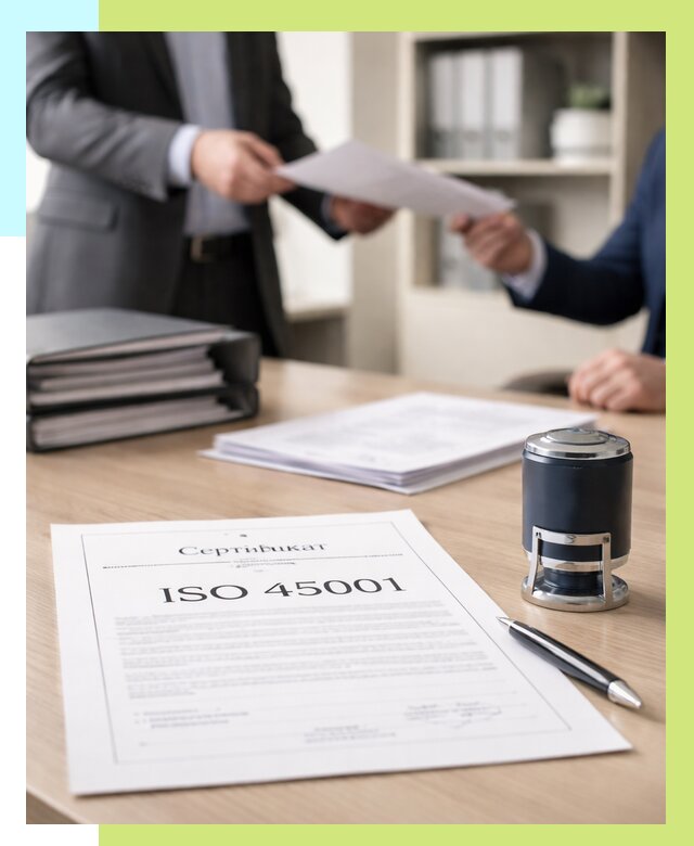 Сертификат ISO 45001 в Алексине под ключ от 49446 р. | Алешин-Лкс