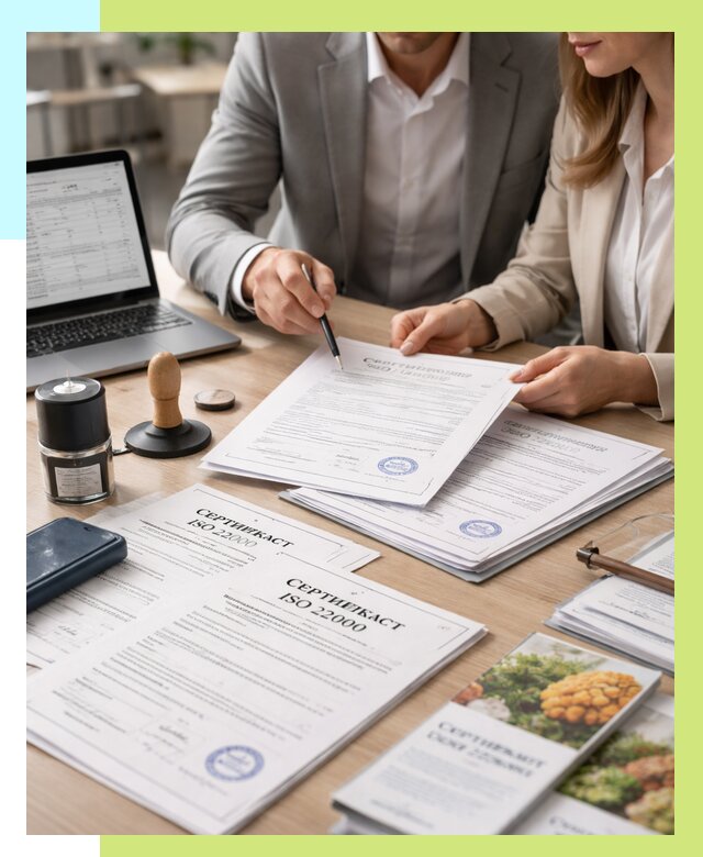 Сертификат ISO 22000 в Алексине от 43952 р. под ключ | Алешин-Лкс