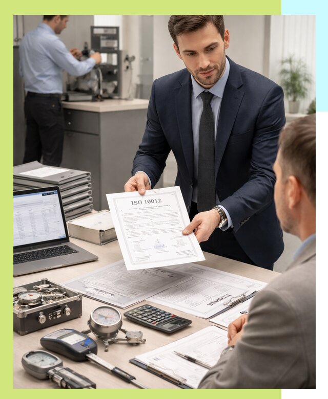 Выдача сертификата ISO 10012 по требованиям метрологии в Алексине