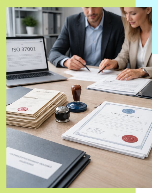 Получение сертификата ISO 37001 по системе борьбы с коррупцией в Алексине